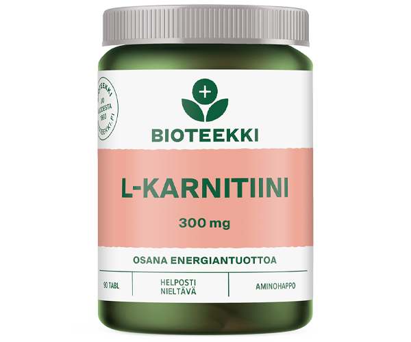 Bioteekin L-Karnitiini 300 mg 90 tabl