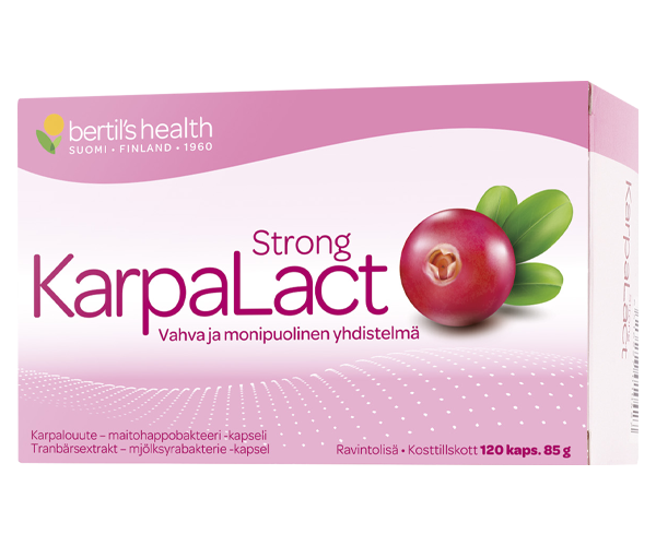 Karpalact Strong vahva karpalo-maitohappobakteerikapseli 120 kaps