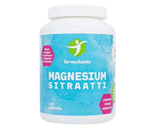 Terveyskaista Magnesiumsitraatti 120 tabl