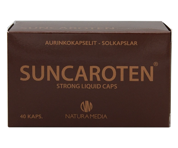 Natura Media Suncaroten aurinkokapselit 40 kaps
