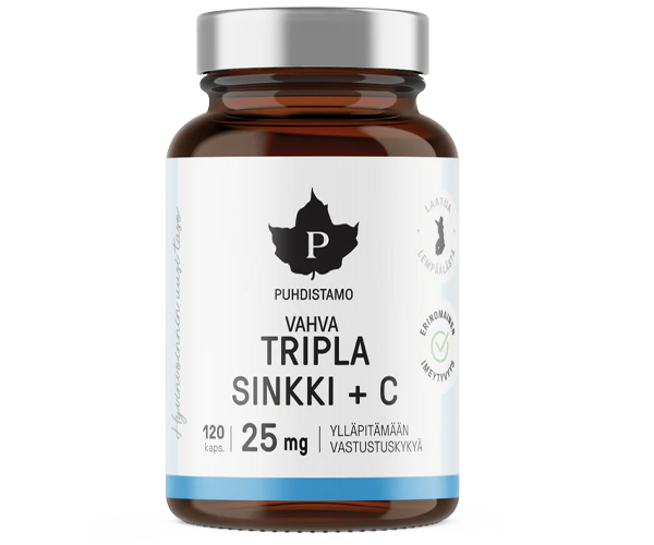Puhdistamo Tripla Sinkki+C 120 kaps