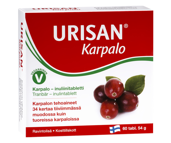 Karpalo-inuliinitabletti