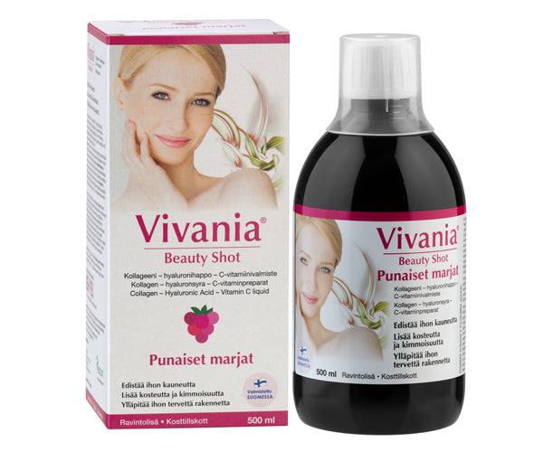 Vivania Beauty Shot Punaiset marjat 500 ml