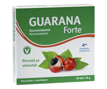 Guaranatabletti
Piristää ja virkistää