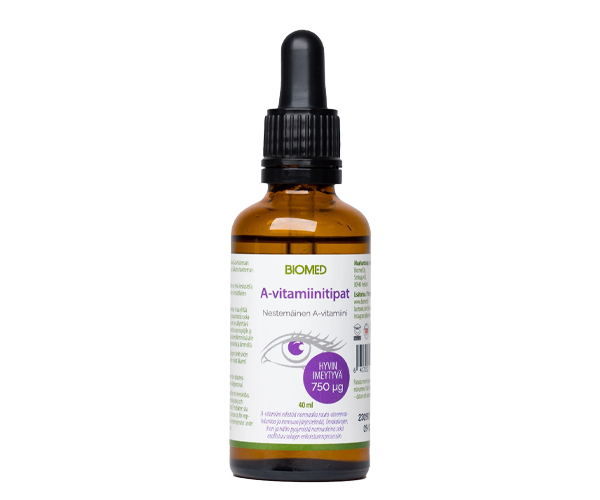 Biomed A-vitamiinitipat 40 ml