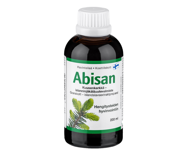Abisan Kuusenkerkkä-Islanninjäkäläuutevalmiste 200ml