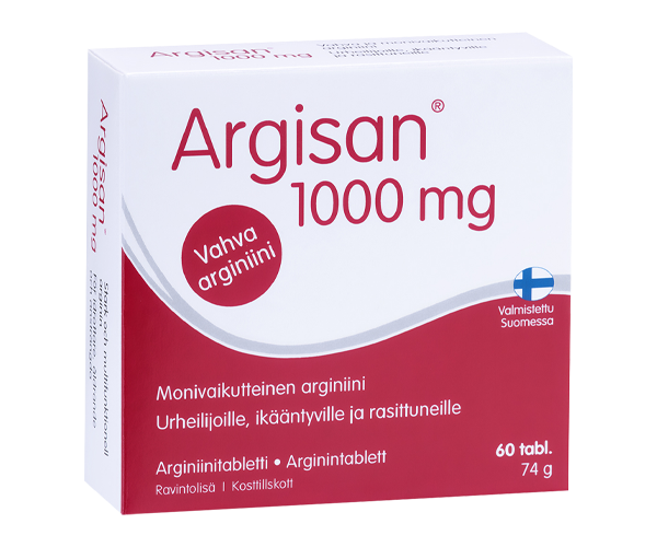 Argisan Vahva L-arginiini 1000 mg 60 tabl.