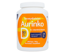 Terveyskaista Aurinko D 50 µg 300 kaps