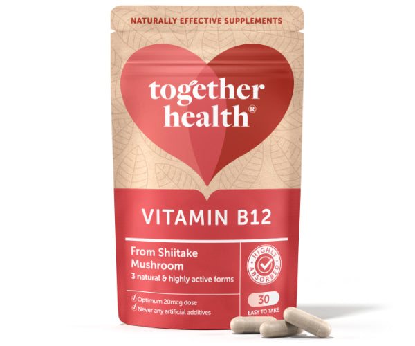 Together Health Vitamin B12 Shiitake Mushroom 30 kaps.