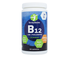 Terveyskaista B12+B6+Foolihappo 90 tabl