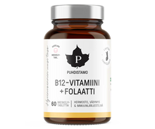 Puhdistamo B12-vitamiini+folaatti 60 tabl