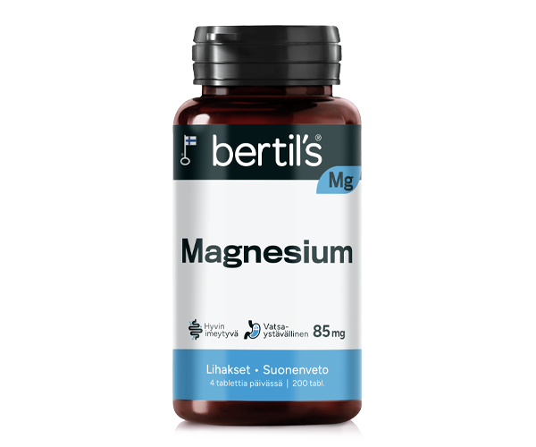 Bertil's Magnesium 85 mg 200 tabl