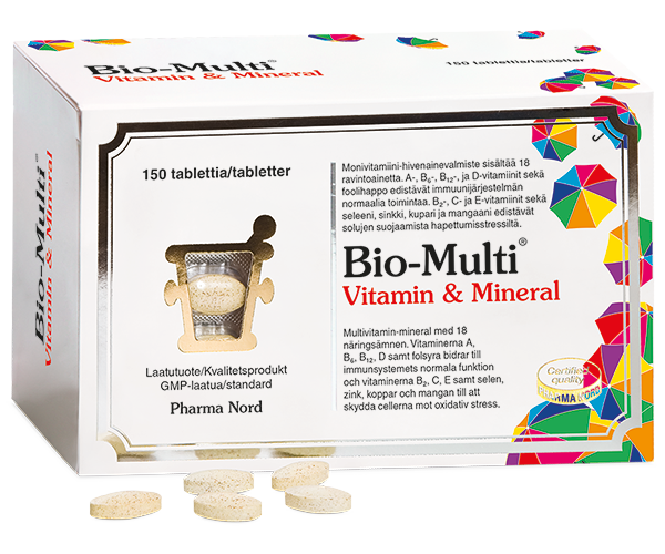 Pharma Nord Bio-Multi Vitamin&Mineral 150 tablettia