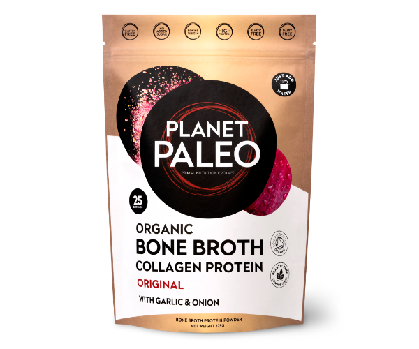 Planet Paleo Bone Broth Original Luomu Luuliemi 225g