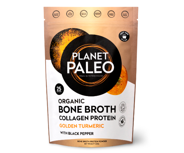 Planet Paleo Bone Broth Turmeric Luomu Luuliemi 225g