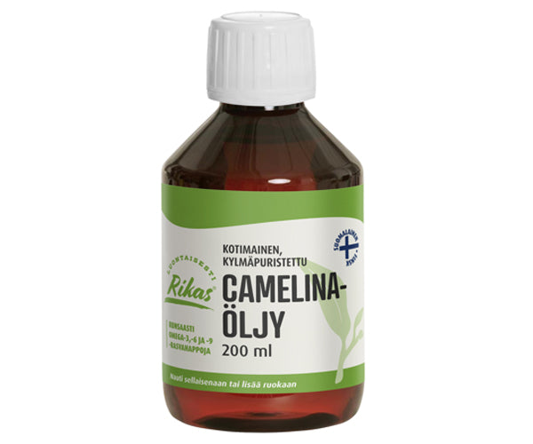 Rikas Kylmäpuristettu Camelinaöljy 200 ml