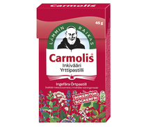 Carmolis yrttipastilli inkivääri