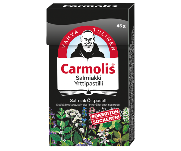Carmolis yrttipastilli salmiakki