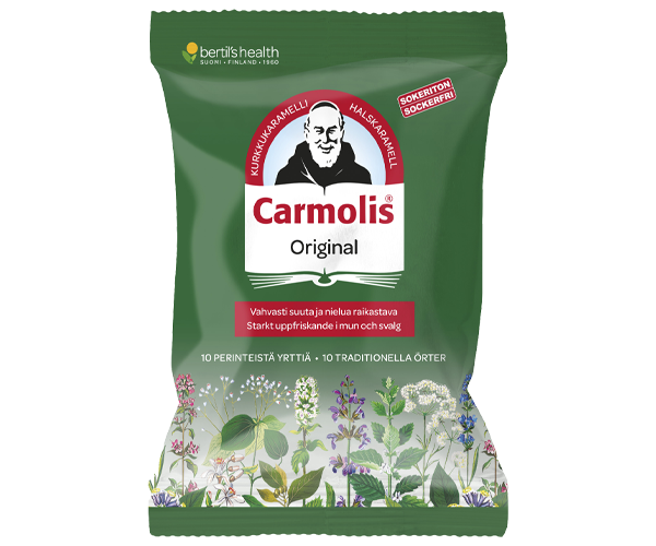 Carmolis Original yrttikaramelli sokeriton