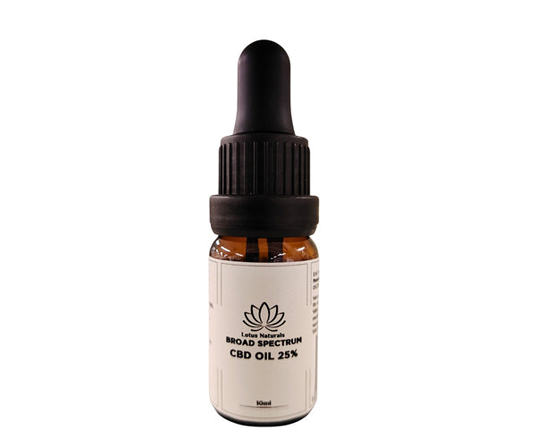 Lotus Naturals CBD Oil 25 % Broad Spectrum CBD-Öljy 10 ml