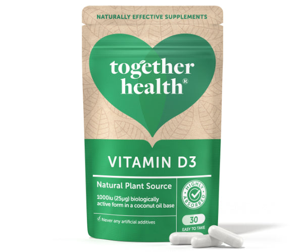 Together Health Vitamin D3 Kasviperäinen D-vitamiini 30 kaps.