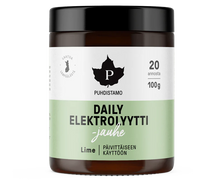 Puhdistamo Daily Elektrolyyttijauhe Lime 100 g