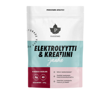 Puhdistamo Elektrolyytti & Kreatiini -jauhe Kirsikka-Vadelma 200 g