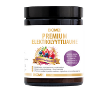Biomed Premium Elektrolyyttijauhe Kuningasmarja 120 g