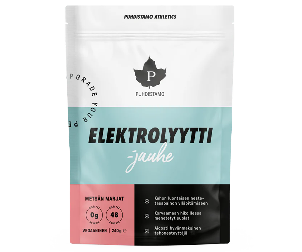 Puhdistamo Elektrolyyttijauhe metsän marjat 240 g