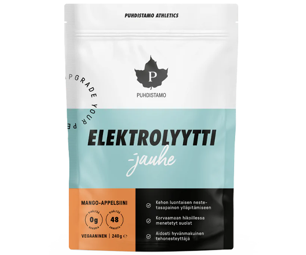 Puhdistamo elektrolyyttijauhe 240 g