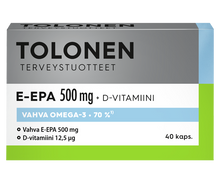 Tolonen E-EPA 500 mg 40 kaps