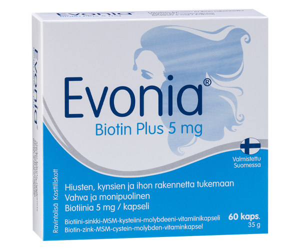 Biotiini-sinkki-MSM-kysteiini-molybdeeni-vitamiinikapseli