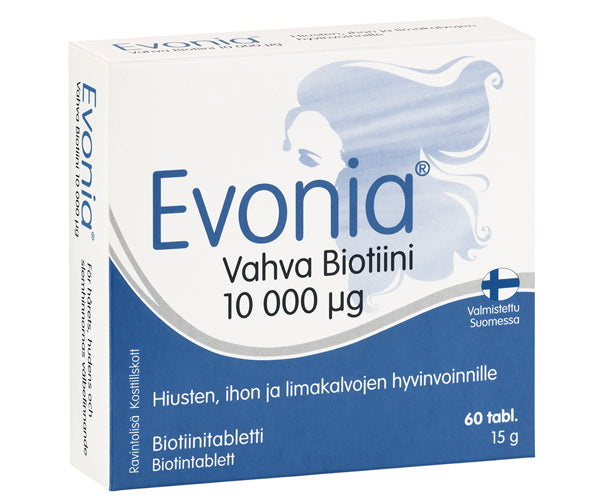 Evonia Vahva Biotiini 10 000 µg 60 tabl