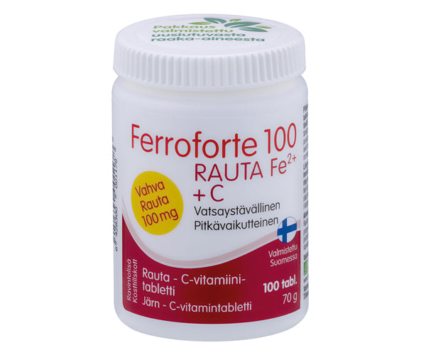 Ferroforte 100 Rauta+C 100 tabl