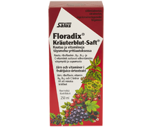 Floradix Kräuterblut-saft 
Rautaa ja vitamiineja 