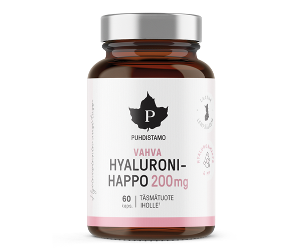 Puhdistamo Vahva Hyaluronihappo 200 mg 60 kaps