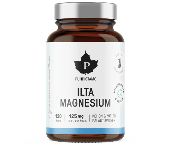 Puhdistamo Ilta Magnesium 120 kaps