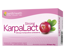 Karpalact Strong vahva karpalo-maitohappobakteerikapseli 60 kaps