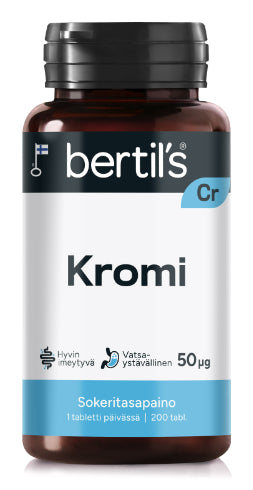 Bertil's kromi 50 mikrogr. 200 tabl
