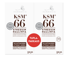 KSM66 TUPLAPAKKAUS 2x120 kaps