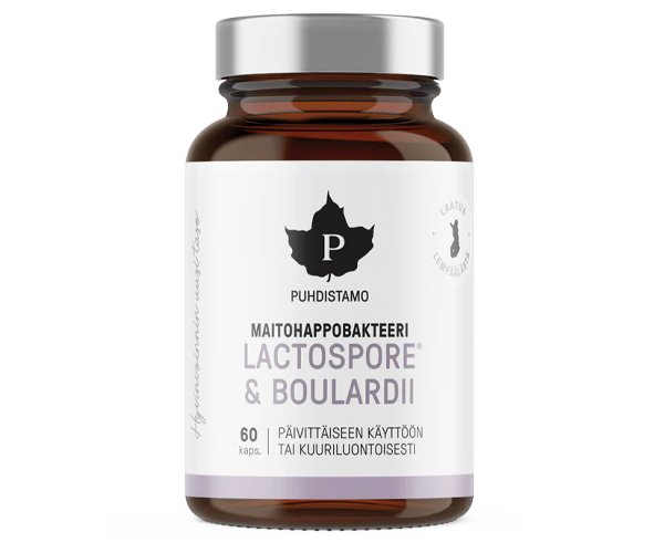 Puhdistamo Lactospore&Boulardii 60 kaps