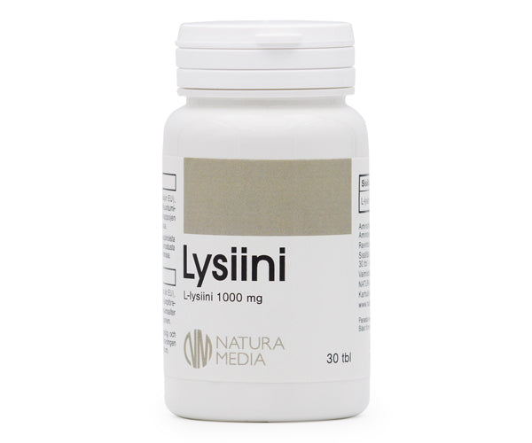 Natura Media Lysiini 1000 mg 30 tabl