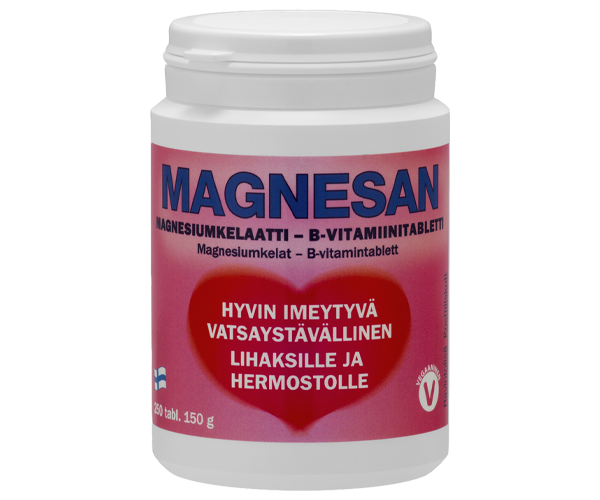 Magnesiumkelaatti-B-vitamiinitabletti