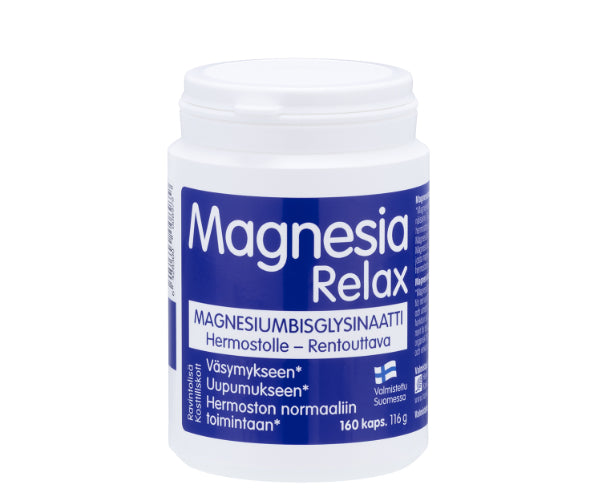 Magnesia Relax Magnesiumbisglysinaatti 160 kaps.