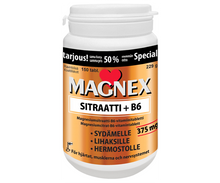 Vitabalans Magnex Sitraatti+B6 150 tabl