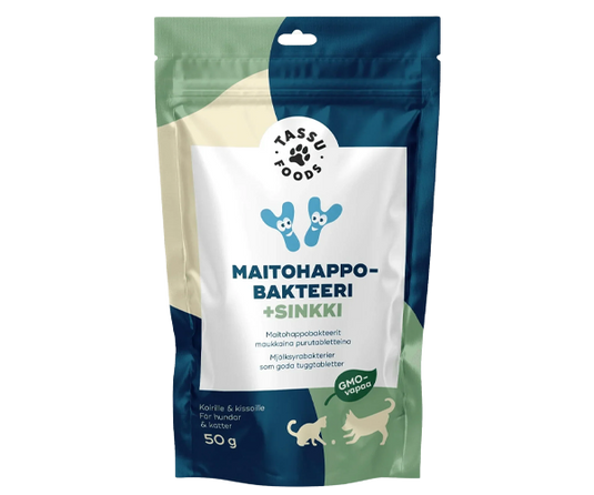 Tassu Foods maitohappobakteeri+sinkki 50 g