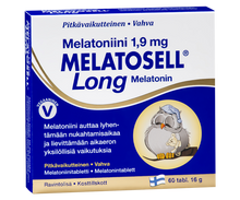 Pitkävaikutteinen vahva melatoniini