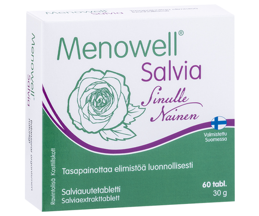 Menowell salviauutetabletti