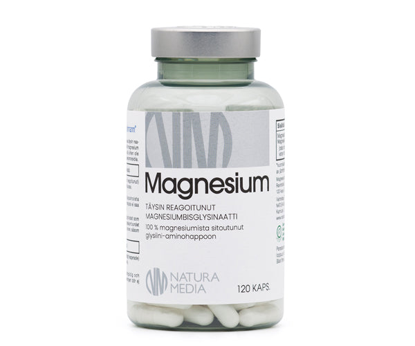 Natura Media Magnesiumbisglysinaatti 120 kaps
