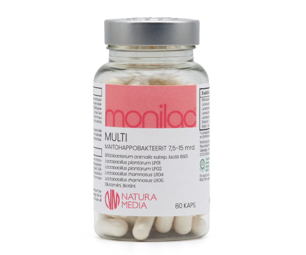Monilac Multi Maitohappobakteeri 100 kaps.
